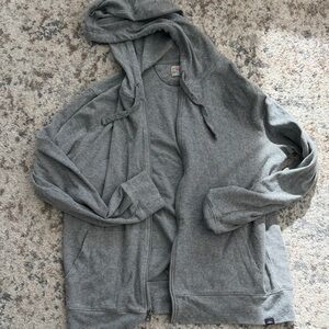 Faherty Heather Gray Hoodie